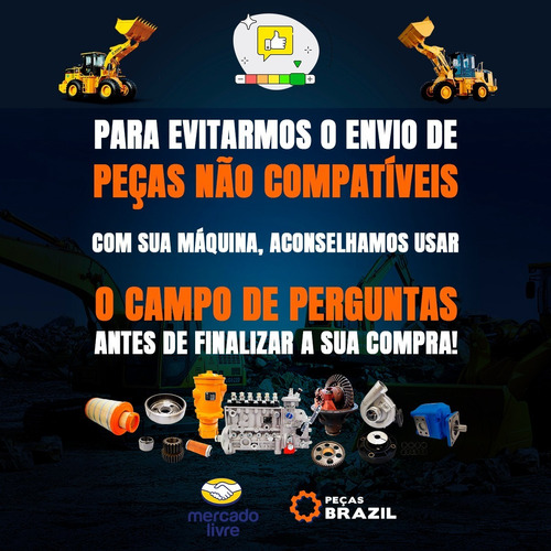 Kit Reparo Cilindro De Inclinacao Carrega...